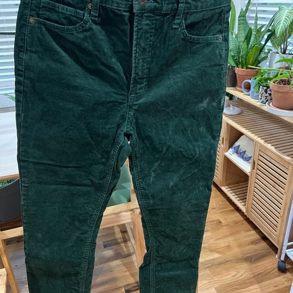 GAP Vintage Slim High Rise Green Jeans - Picture 3 of 6